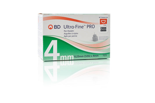 BD UltraFine Pro Pen-Nadeln 32G (0,23mm) x 4mm