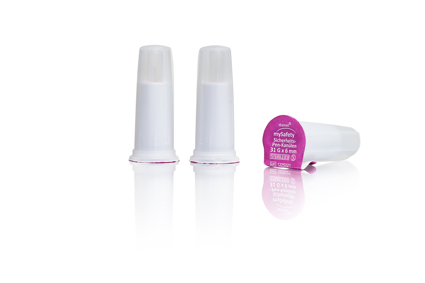 diamet mySafety Sicherheits-Pen-Kanülen 31G (0,25mm) x 6mm