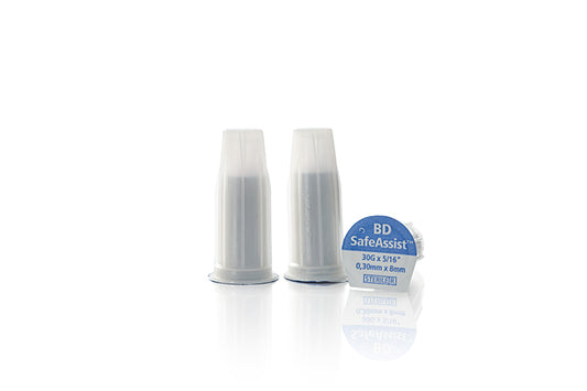 BD SafeAssist Sicherheits-Pen-Kanüle 30G (0,30mm) x 8mm