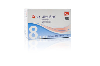 BD UltraFine Pro Pen-Nadeln 31G (0,25mm) x 8mm
