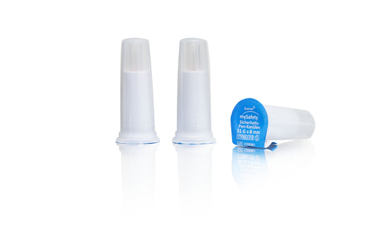 diamet mySafety Sicherheits-Pen-Kanülen 31G (0,25mm) x 8mm