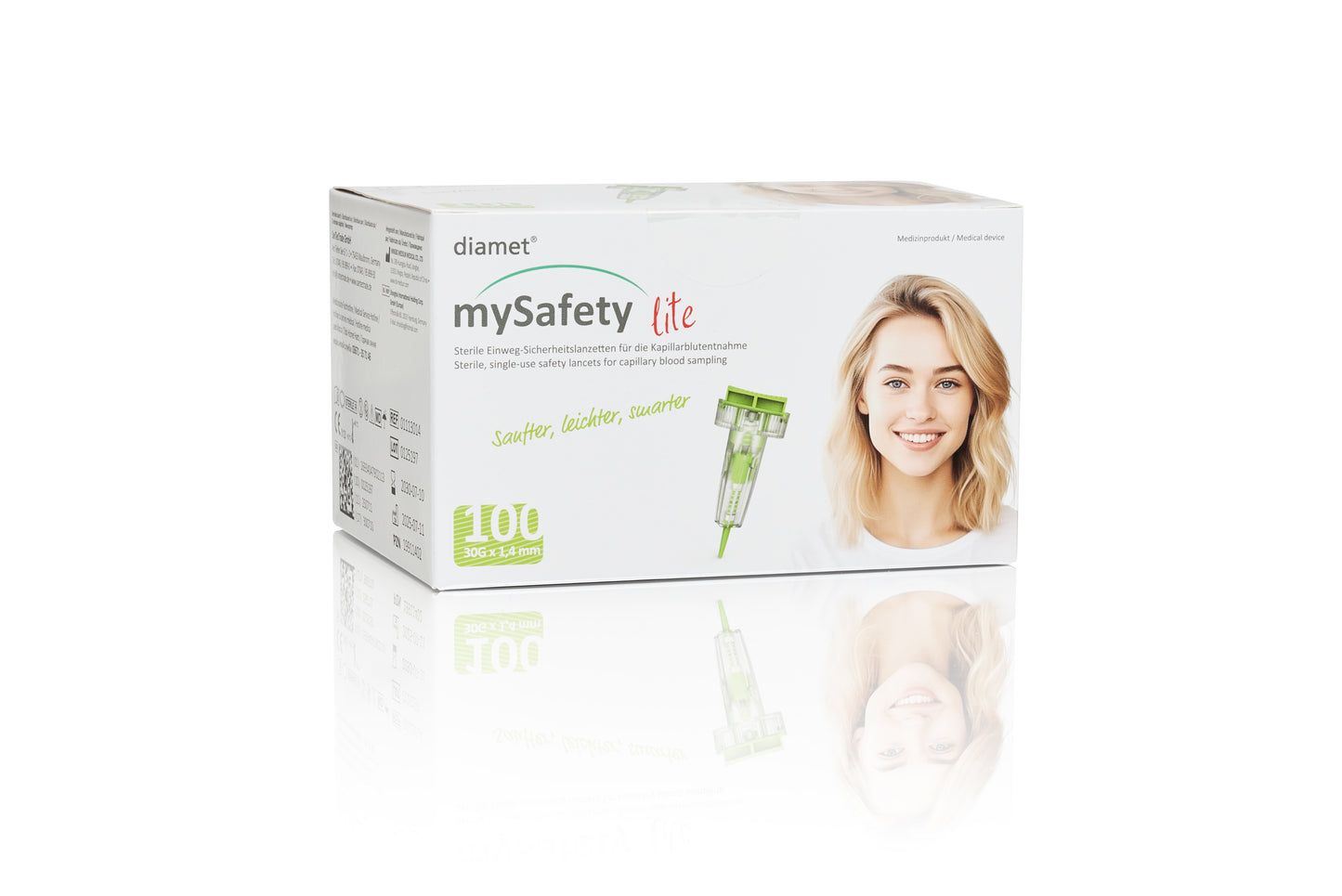 diamet mySafety lite Sicherheits-Lanzetten 30G (0,30mm) x 1,4mm